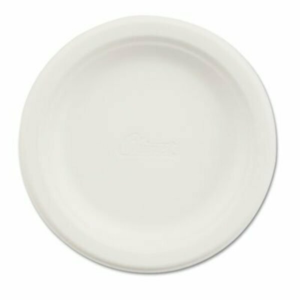 Huhtamaki Chinet, Paper Dinnerware, Plate, 6in Dia, White, 1000PK 21225